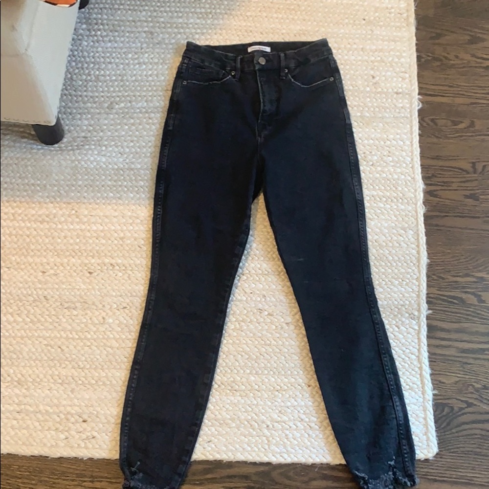 Good American black jeans